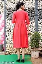 Rayon Embroidred Anarkali Kurti for Women 