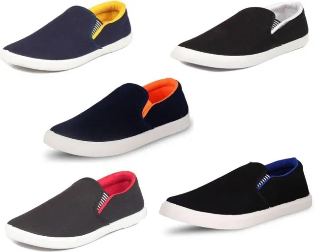 Casual Shoes for Men (Multicolor, 8) (Set of 5)