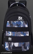 Polyester Backpack for Men & Women, Black