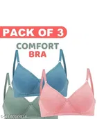 Padded Bra for Women, Pack of 3 
