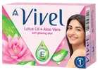 विवेल लोटस ऑइल + एलोवेरा बाथिंग सोप 4X150 g 
