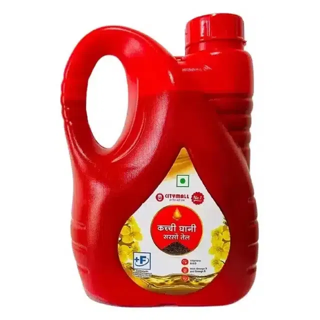 सिटीमॉल न.1 कच्ची घनी मस्टर्ड ऑइल 2 L