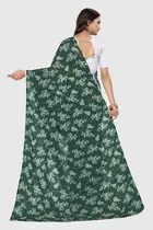 Georgette Printed Saree for Women 