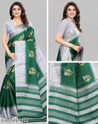 Khadi Silk Printed Saree for Women 