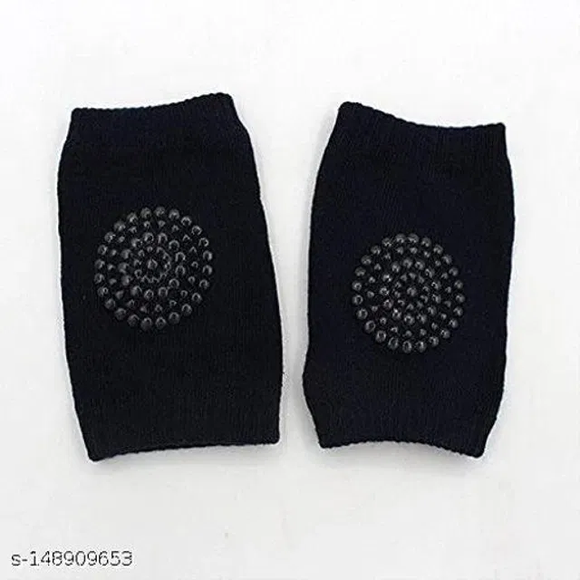 Infant Anti Slip Elbow & Knee Pads (Black, Set of 1)
