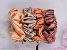 Casual Scrunchies for Women, Pack of 4 