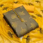 Cotton Slub Unstitched Dress Material for Women 