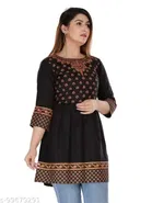 Anarkali Rayon Printed Kurti for Women 