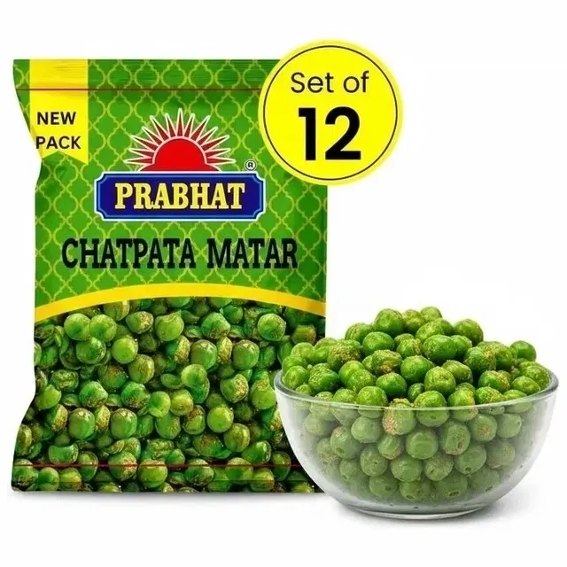 प्रभात चटपटा मटर 12X37 g (पैक ऑफ 12)