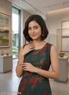 Floral Printed Kurti for Women 