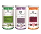 Pink Square Aromatic, Lavender & Rose Detoxifying Bath Salt Crystal 