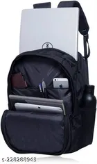Rubber Backpack for Men & Women, Black