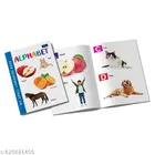 Set of 2 My Small Laminated Books Alphabet Numbers for Kids Durable Learning Book Set Ideal Birthday Gift Engaging Holiday Activities Boosts Brain Development Improves Problem Solving Skills Perfect Choice for Homeschooling Kindergarten Nursery Students