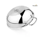 BRODEES Stainless Steel Kadhai 29 cm diameter 