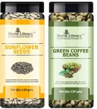 Herbs Library Sunflower and Coffee Beans 
