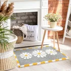 Alaqsa Tufted White Flower 40x60cm