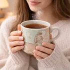 Ceramic Tea & Coffee Cup, White, Pack of 6 