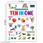 My First All-in-One Learning Board Book for Kids | ABC, 123, Colors, Shapes, Animals & More | Thick Pages Early Education Book for Toddlers 