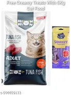 Taiyo Miow Miow Adult Ocean Fish Flavour Cat Food With Creamy Treats Chicken & Liver Flavor 60gm 