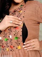 Solid Maternity Kurti Set 