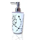Plastic Long Lasting Liquid Soap Dispenser (White, 350 ml)