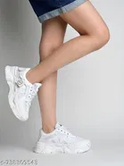 Solid Synthetic Slip-on Sneakers for Women 