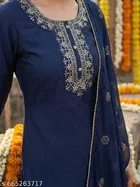 Solid Acrylic Kurta Set for Women 