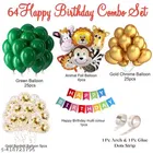 64 Pcs Balloons Decoration Kit, Multicolour, Set of 1