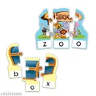 4 in 1 Seasons + Jungle King Tiger + Let’s Learn Spelling | Set of 3 Educational Jigsaw Puzzles for Kids | Brain Development Toy for Children | Early Learning Puzzle Set for Homeschooling, Vocabulary Building, Logic Skills, Toddler to 8 Years