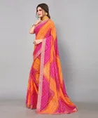 Printed Saree with Unstitched Blouse for Women 