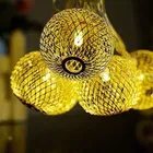 Metal Mesh cylinder 10 LED Hanging Decoration/Diwali Light