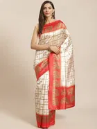 Mysore Silk Printed Saree for Women 