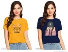 Half Sleeves Printed T-shirts for Women & Girls 