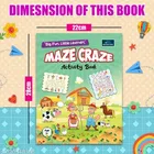 Set of 10 Super Cute Toddlers Activity Bag Fun Activity Books for Kids Early Learning Creative Skill Building Engaging Brain Development Activities Ideal Birthday Gift Holiday Activities Perfect Choice Homeschooling Kindergarten Nursery Students