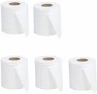 Toilet Paper Rolls (White, Pack of 5)