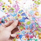 Oddy Cartoon Puffy 3D Pvc Cute Mix Stickers Funny For Kids On Gifts, Pack of 10 sheets
