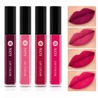 NOY Super Stay Matte Ink Bold Liquid Lipstick, Wine, Peach, Cherry Pink, Magenta Pink, 16 ml [Pack of 4]