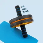 AJRO DEAL NORMAL AB WHEEL ROLLER-YELLOW For Exercise Fitness Equipment workout equipments Ab Exerciser 