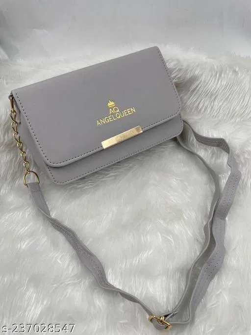 Sling Bag for Women (Grey, 600 g)