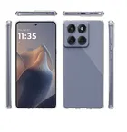 Moto Edge 60 Fusion 5G Silicone Mobile Cover (Transparent)