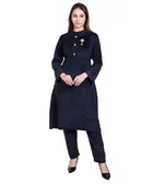 Super Soft Solid Kurti with Pant for Women 