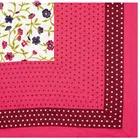 Jaipuri Cotton Double Bedsheet with 2 Pillow Covers | 80x90 Inch | Floral Pink | Traditional Rajasthani Print