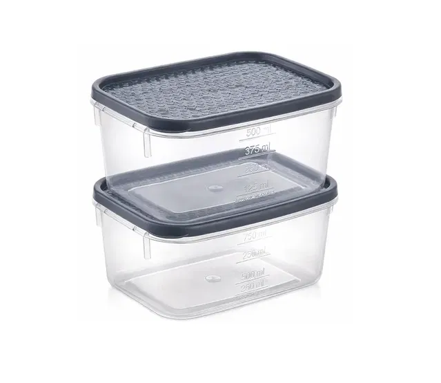ALL TIME Polka Container, 2x500ml [2 का सेट]