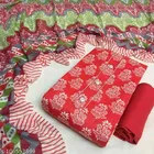 Cotton Printed Unstitched Dress Material for Women 