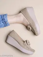 Shoetopia Girls Casual Shoes Beige 