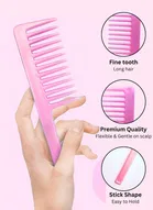 Basicare  Wide Tooth Detangling Comb Pack of 2