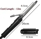 2 in 1 Professional Hair Straightener with Curler (Black)