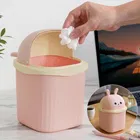 Mini Desktop Trash Can with Flip Lid Assorted Any 1 Design