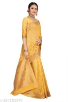 Cotton Zari Woven Saree for Women 
