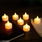 Battery Operated LED Candle Lights (Warm White, Pack of 12)